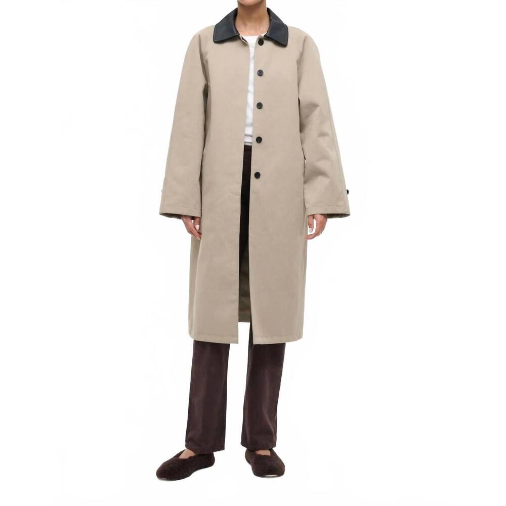 NEW STAUD jonah long jacket in riverstone